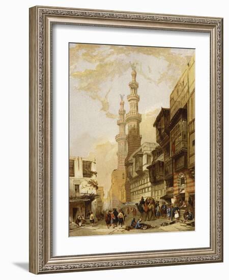 The Gate of Cairo-David Roberts-Framed Giclee Print