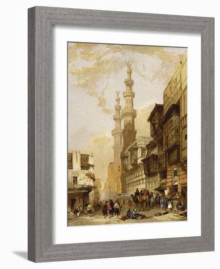 The Gate of Cairo-David Roberts-Framed Giclee Print