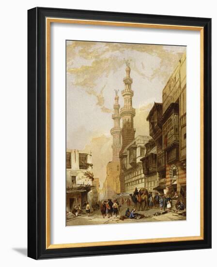 The Gate of Cairo-David Roberts-Framed Giclee Print