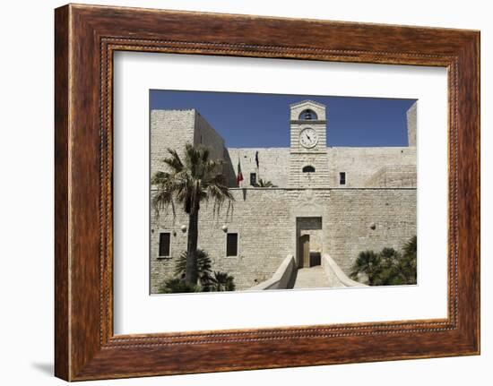 The Gate of Castello Svevi, the 13th Century Castle Built for King Frederick Ii-Stuart Forster-Framed Photographic Print