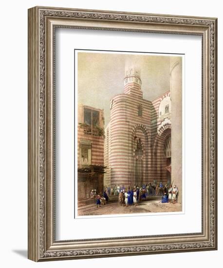 The Gate of El Metwalli, Cairo, Egypt, C1829-David Roberts-Framed Giclee Print