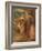 The Gate of Memory, 1864 (Coloured Chalks on Paper)-Dante Gabriel Rossetti-Framed Giclee Print