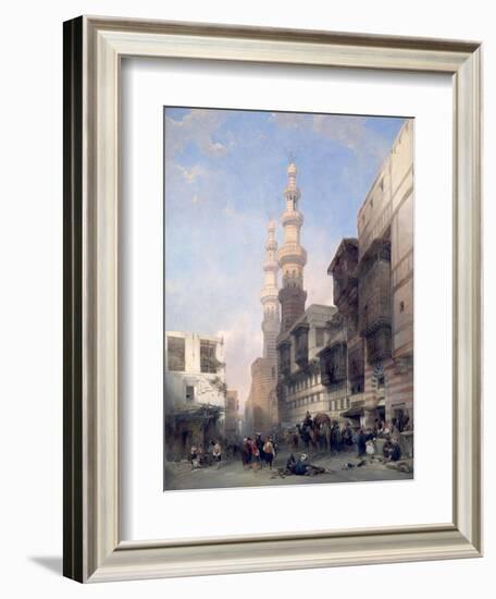 The Gate of Metawalea, 1843-David Roberts-Framed Giclee Print