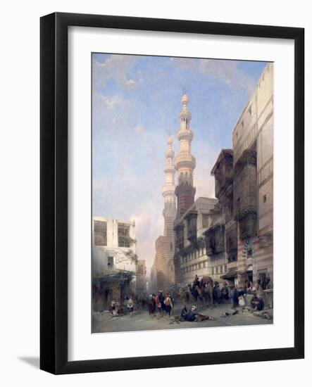 The Gate of Metawalea, 1843-David Roberts-Framed Giclee Print