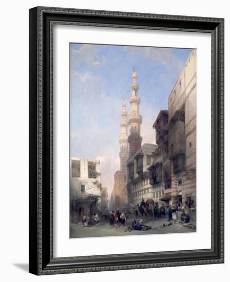 The Gate of Metawalea, 1843-David Roberts-Framed Giclee Print