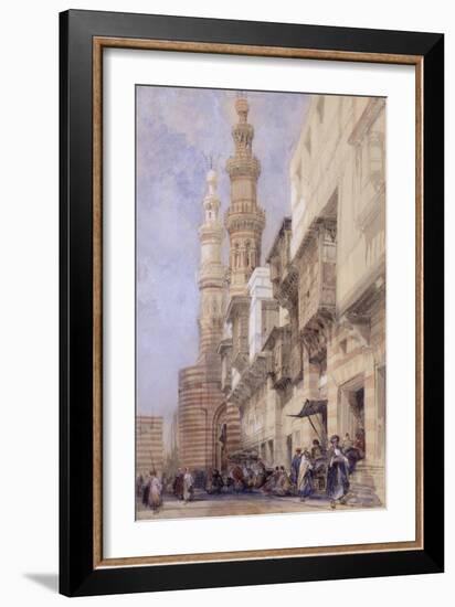 The Gate of Metwaley, Cairo, 1838-David Roberts-Framed Giclee Print