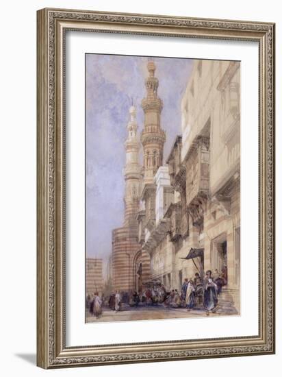 The Gate of Metwaley, Cairo-David Roberts-Framed Giclee Print