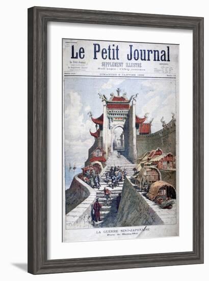 The Gate of Shanghai, China, Sino-Japanese War, 1895-Henri Meyer-Framed Giclee Print