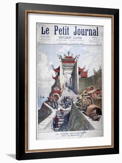 The Gate of Shanghai, China, Sino-Japanese War, 1895-Henri Meyer-Framed Giclee Print