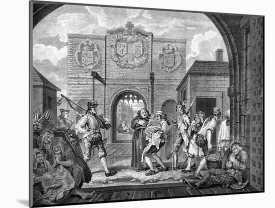 The Gates of Calais by William Hogarth-William Hogarth-Mounted Giclee Print