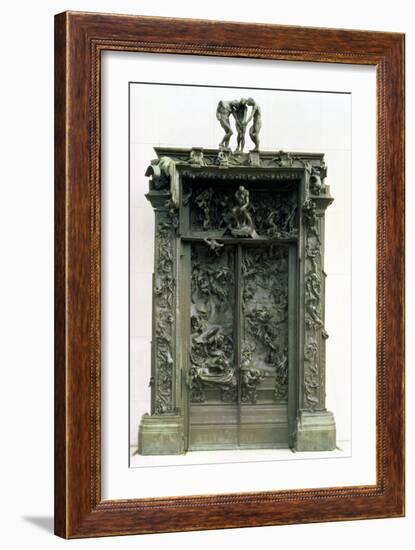 The Gates of Hell, 880-90-Auguste Rodin-Framed Giclee Print