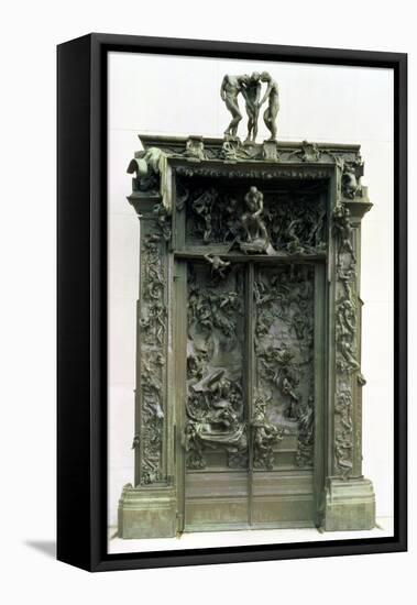 The Gates of Hell, 880-90-Auguste Rodin-Framed Premier Image Canvas