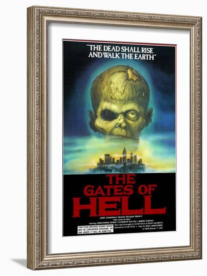 The Gates of Hell, (aka Paura Nella Citta Dei Morti Viventi, aka City of the Living Dead), 1980-null-Framed Art Print