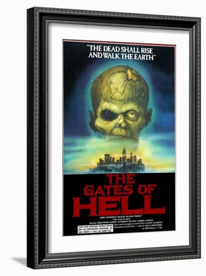 The Gates of Hell, (aka Paura Nella Citta Dei Morti Viventi, aka City of the Living Dead), 1980-null-Framed Art Print