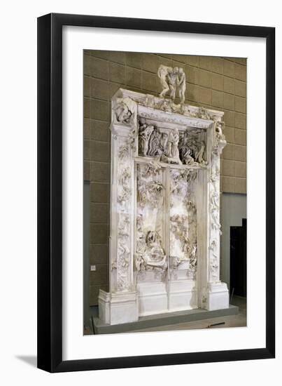 The Gates of Hell-Auguste Rodin-Framed Giclee Print