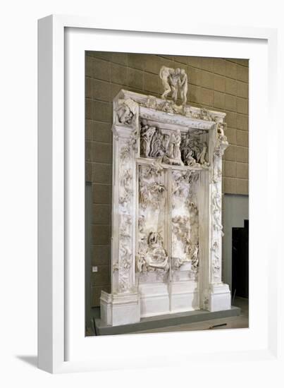 The Gates of Hell-Auguste Rodin-Framed Giclee Print