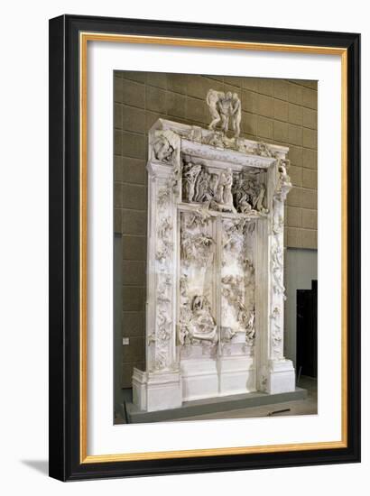 The Gates of Hell-Auguste Rodin-Framed Giclee Print