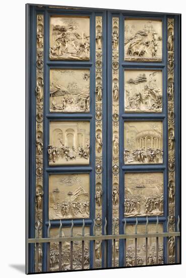 The Gates of Paradise in the Florence Baptistry (Cop), 1425-1452-Lorenzo Ghiberti-Mounted Giclee Print