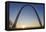 The Gateway Arch in St. Louis, Missouri at Sunrise. Jefferson Memorial-Jerry & Marcy Monkman-Framed Premier Image Canvas