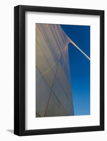 The Gateway Arch in St. Louis, Missouri at Sunrise. Jefferson Memorial-Jerry & Marcy Monkman-Framed Photographic Print