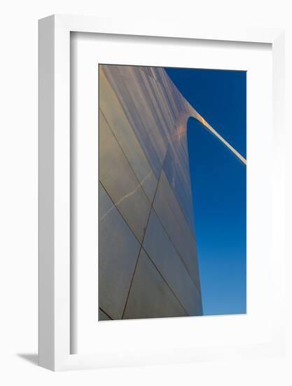 The Gateway Arch in St. Louis, Missouri at Sunrise. Jefferson Memorial-Jerry & Marcy Monkman-Framed Photographic Print