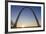 The Gateway Arch in St. Louis, Missouri at Sunrise. Jefferson Memorial-Jerry & Marcy Monkman-Framed Photographic Print