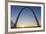 The Gateway Arch in St. Louis, Missouri at Sunrise. Jefferson Memorial-Jerry & Marcy Monkman-Framed Photographic Print