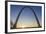 The Gateway Arch in St. Louis, Missouri at Sunrise. Jefferson Memorial-Jerry & Marcy Monkman-Framed Photographic Print