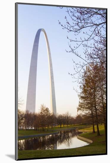 The Gateway Arch in St. Louis, Missouri. Jefferson National Memorial-Jerry & Marcy Monkman-Mounted Photographic Print