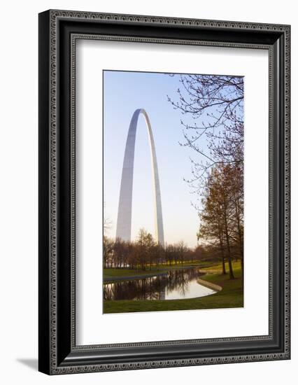 The Gateway Arch in St. Louis, Missouri. Jefferson National Memorial-Jerry & Marcy Monkman-Framed Photographic Print