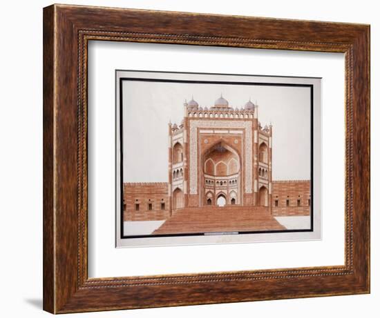 The Gateway at Futtypore, Sicri, C. 1815-null-Framed Giclee Print