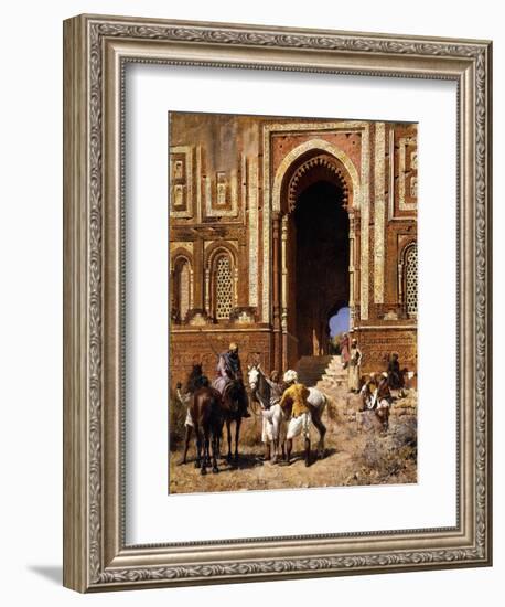 The Gateway of Alah-Ou-Din, Old Delhi, Late 19th Century-Edwin Lord Weeks-Framed Giclee Print