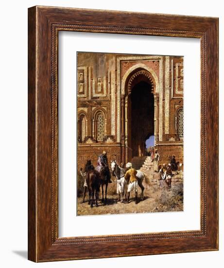 The Gateway of Alah-Ou-Din, Old Delhi, Late 19th Century-Edwin Lord Weeks-Framed Giclee Print