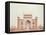 The Gateway of the Taj, Agra School, circa 1815-null-Framed Premier Image Canvas