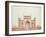 The Gateway of the Taj, Agra School, circa 1815-null-Framed Giclee Print