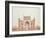 The Gateway of the Taj, Agra School, circa 1815-null-Framed Giclee Print