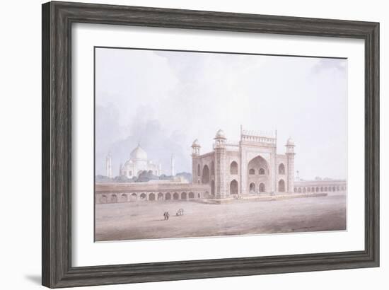 The Gateway of the Taj Mahal, Agra, Uttar Pradesh-Thomas & William Daniell-Framed Giclee Print