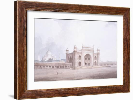 The Gateway of the Taj Mahal, Agra, Uttar Pradesh-Thomas & William Daniell-Framed Giclee Print