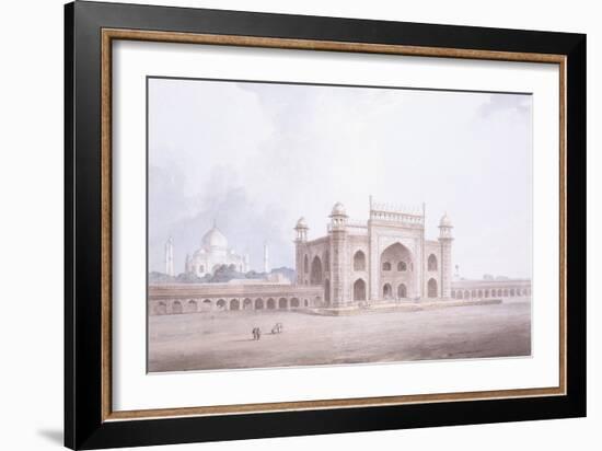 The Gateway of the Taj Mahal, Agra, Uttar Pradesh-Thomas & William Daniell-Framed Giclee Print