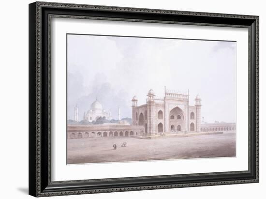 The Gateway of the Taj Mahal, Agra, Uttar Pradesh-Thomas & William Daniell-Framed Giclee Print