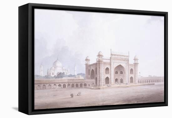 The Gateway of the Taj Mahal, Agra, Uttar Pradesh-Thomas & William Daniell-Framed Premier Image Canvas