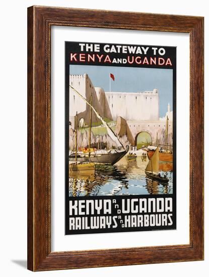 The Gateway to Kenya and Uganda-W.H.M. Paterson-Framed Giclee Print