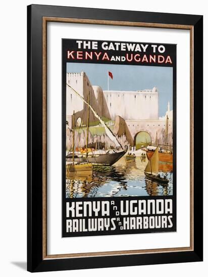 The Gateway to Kenya and Uganda-W.H.M. Paterson-Framed Giclee Print