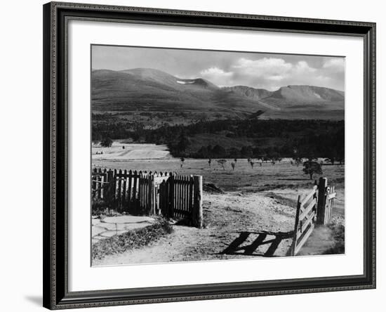 The Gateway to the Cairngorms Lochan Mountains Scotland-null-Framed Photographic Print