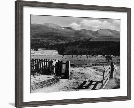 The Gateway to the Cairngorms Lochan Mountains Scotland--Framed Photographic Print