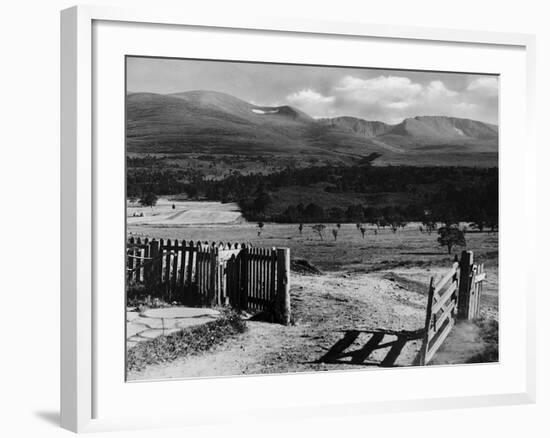 The Gateway to the Cairngorms Lochan Mountains Scotland-null-Framed Photographic Print