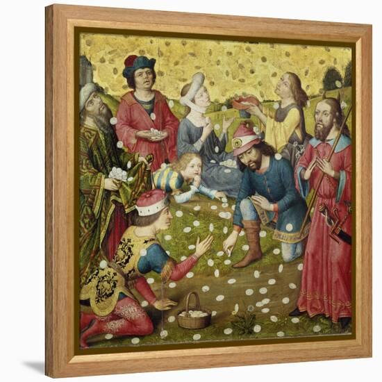 The Gathering of Manna-Dieric Umkreis Bouts-Framed Premier Image Canvas