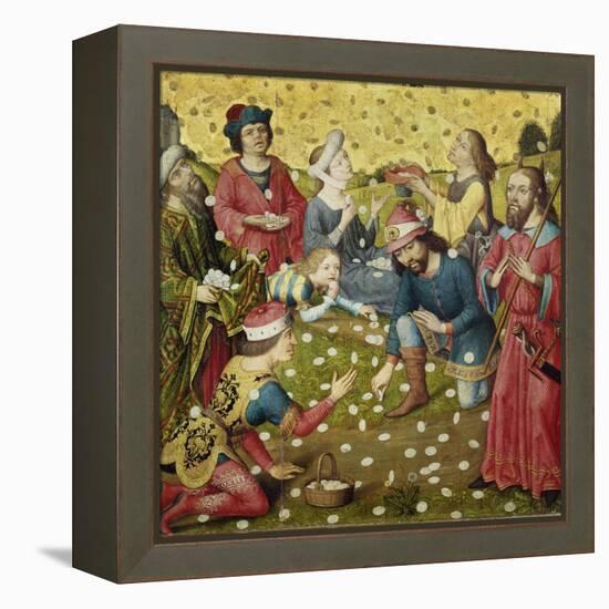 The Gathering of Manna-Dieric Umkreis Bouts-Framed Premier Image Canvas