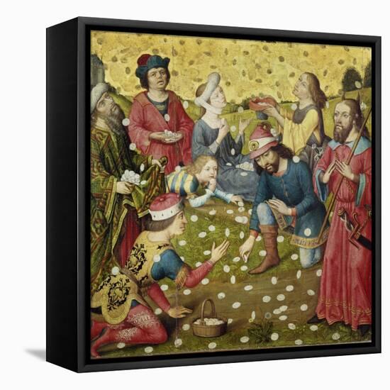The Gathering of Manna-Dieric Umkreis Bouts-Framed Premier Image Canvas