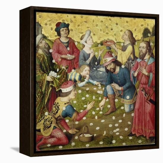 The Gathering of Manna-Dieric Umkreis Bouts-Framed Premier Image Canvas